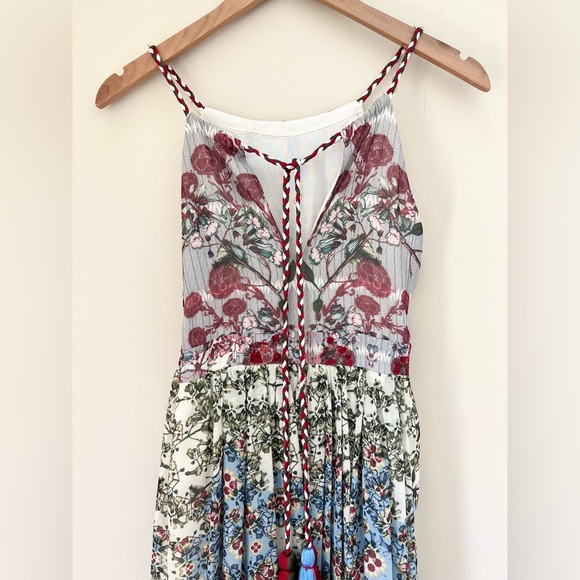 Anthropologie Bhanuni by Jyoti Adelaide Beaded Halter Dress - Size 2 - Picture 6 of 8